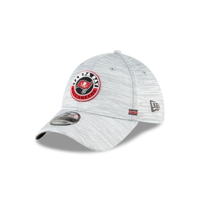 Tampa Bay Buccaneers Gorra | New Era Official NFL Fall Sideline 39thirty Stretch Fit Cap Mexico - Grises